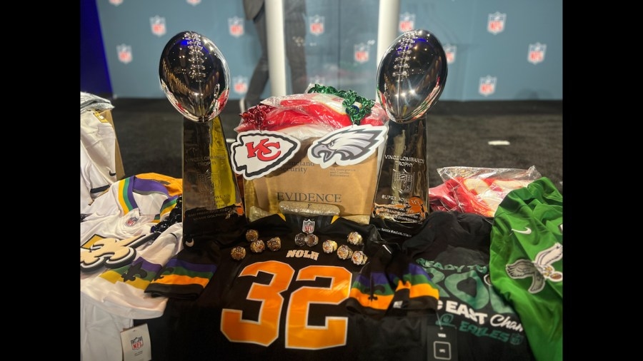 Super Bowl Safety: Law enforcement cracking down counterfeit merchandise