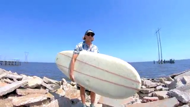 Louisiana surfer gets sober on Grand Isle waves