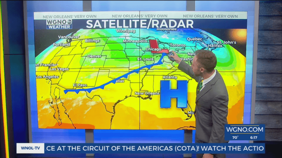 Mardi Gras Miracle? Spotty rain Thursday then a spectacular weekend!