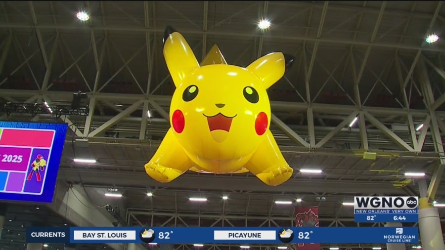 Pikachu & 10,000 fans land in New Orleans