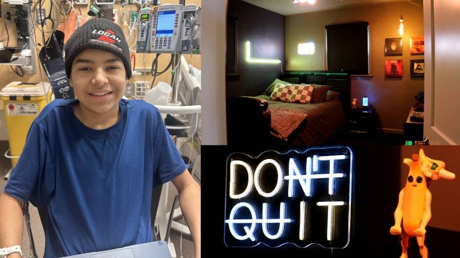 Davenport Teen battling cancer receives 'Man Cave' bedroom makeover