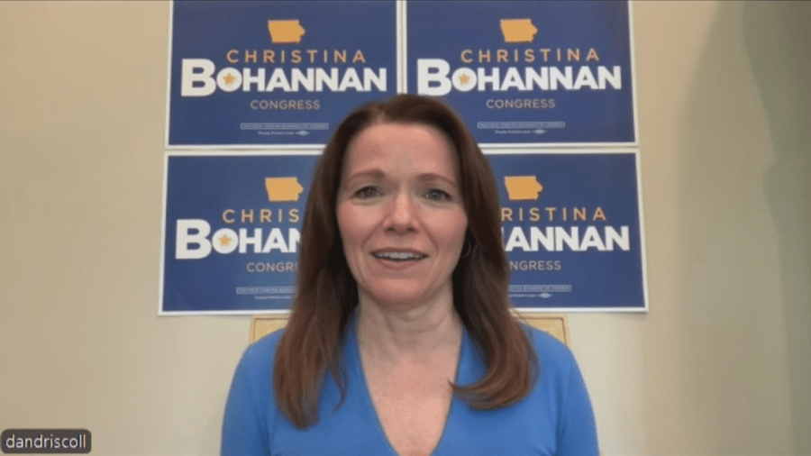 Christina Bohannon announces 3rd run for Iowa's 1st Congressional District