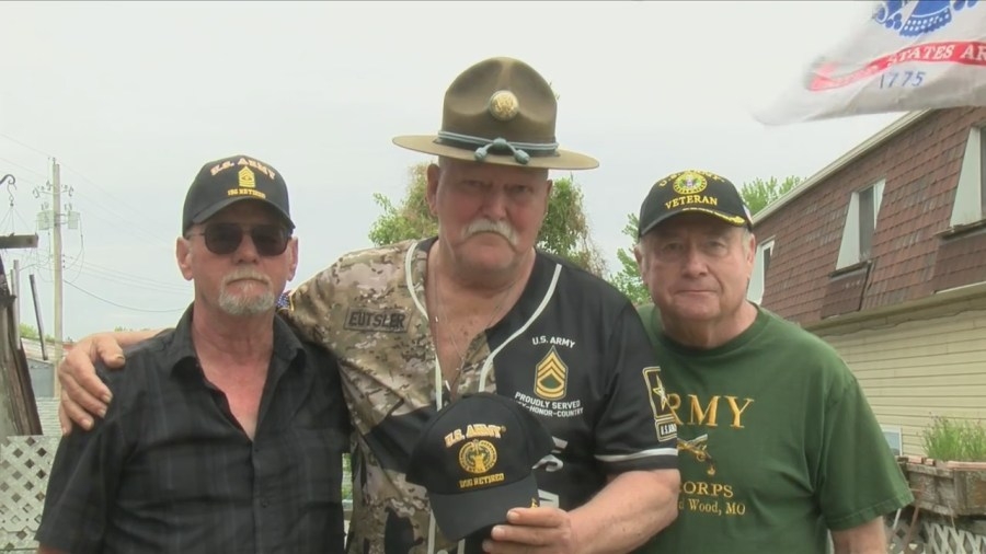 Soldiers reunite 50 years later in Wapello on former drill sergeant's birthday