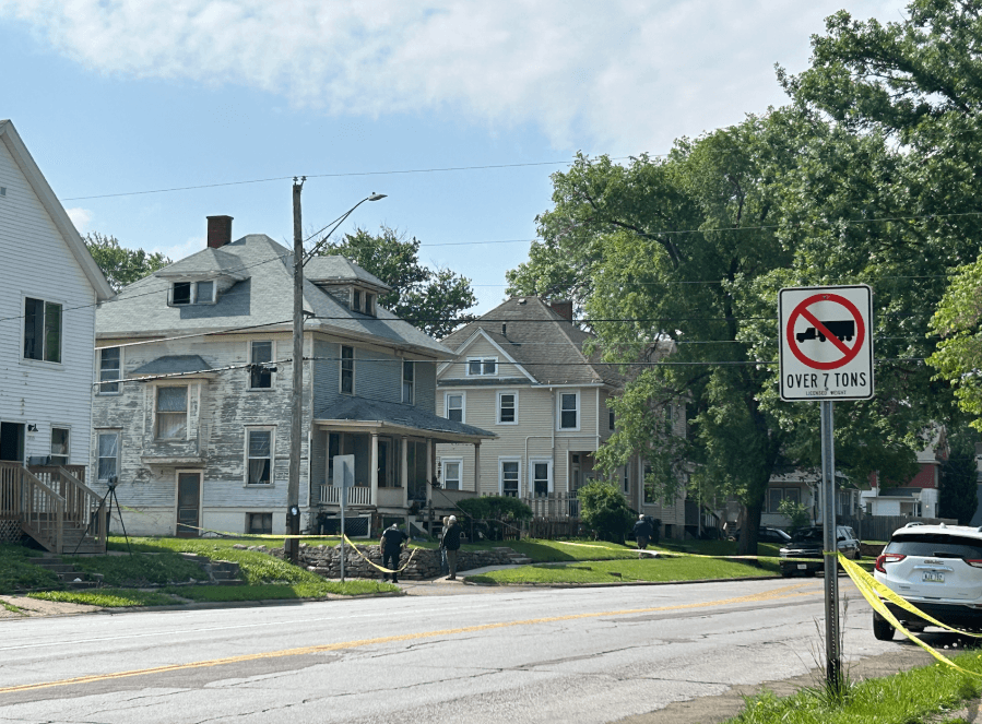 Gaines Street closed, Davenport