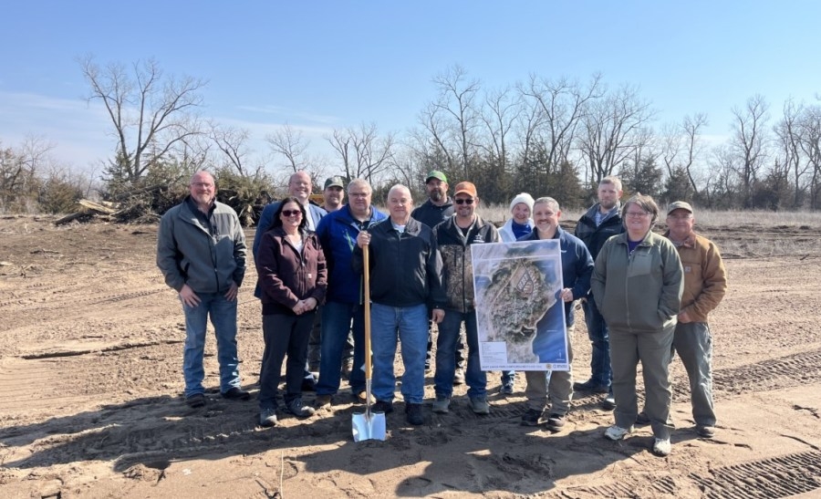 Construction begins on new campground on south side of Muscatine