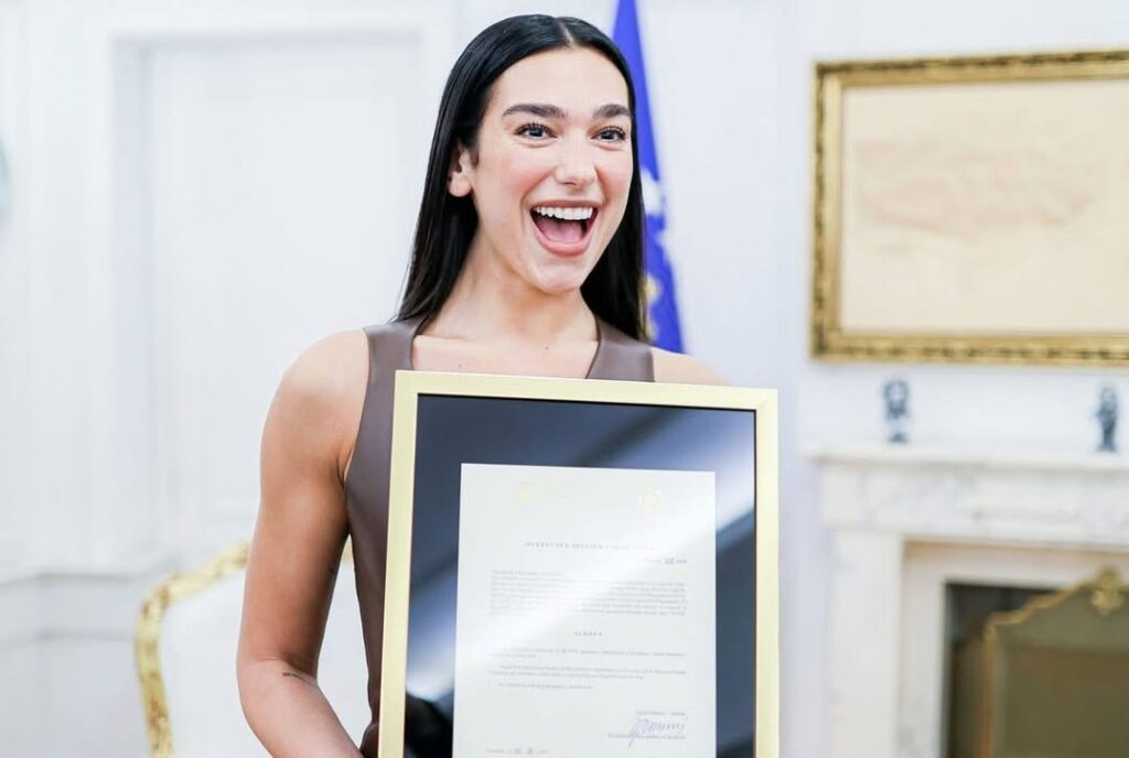 Dua Lipa Officially Becomes a Kosovar Citizen