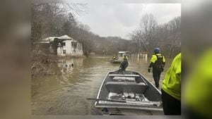 Ohio Task Force 1 returning from Kentucky floods search & rescue efforts