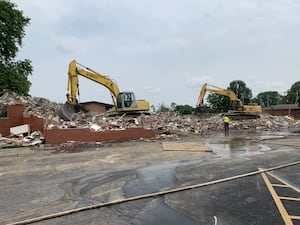 Longtime dorm fixture demolished at Cedarville University, making room for growth