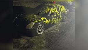 Woman vandalizes wrong car after wanting to get back at ex-boyfriend