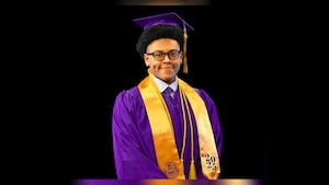 Valedictorian makes school history earning degree before diploma