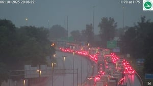 Downed power lines close Interstate 75 in Montgomery County; AES crews on scene