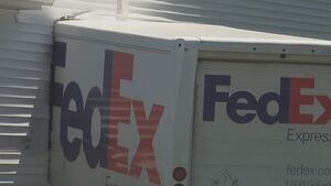 FedEx truck crashes into Ohio home