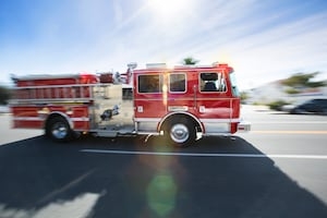 Person rescued after reportedly falling off cliff while running from deputies, sergeant says