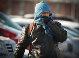 Bitterly cold, wind chills near zero; chance for more snow later this week