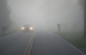 Patchy dense fog across parts of region this morning; more rain chances this week