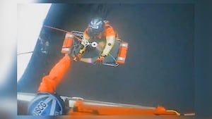 Man airlifted from cruise ship after medical emergency
