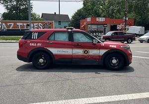EMS worker injured after fire vehicle hit responding to call