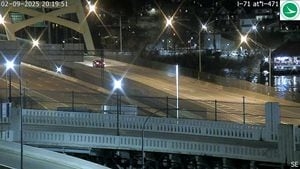 ‘Tremendous accomplishment;' Part of busy interstate reopens after Ohio River bridge fire