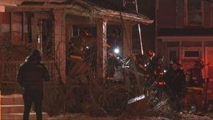 2 firefighters recovering after falling through floor to basement during Dayton fire