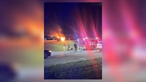 Man seriously injured after fiery crash in Clark County