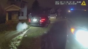 Video shows officers tase, arrest man after car takes off, hits utility pole
