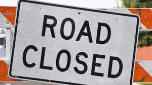 Landslide forces emergency road closure in Montgomery County