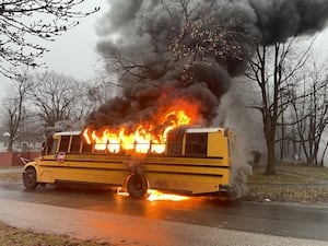 ‘He saved us;' Student thankful for bus driver after fire