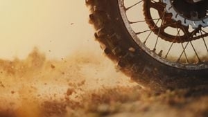 Ohio man pleads guilty to hitting police officer with dirt bike