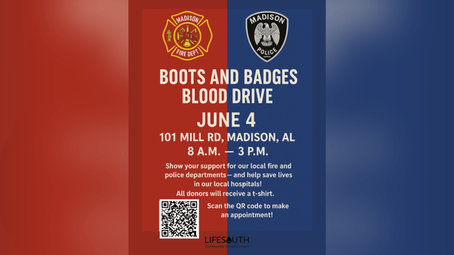 Madison Police, Fire to hold blood drive
