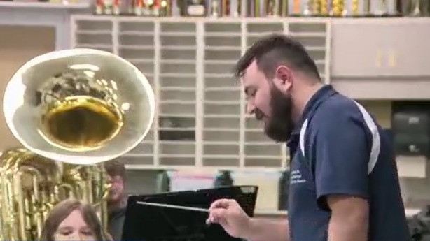New teacher helps high school band get swagger back