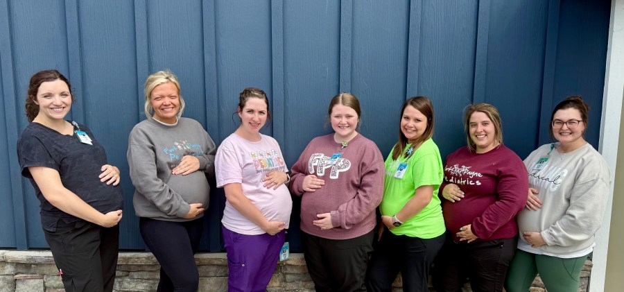 ‘It kind of went like dominoes': Fort Payne moms-to-be all expecting together
