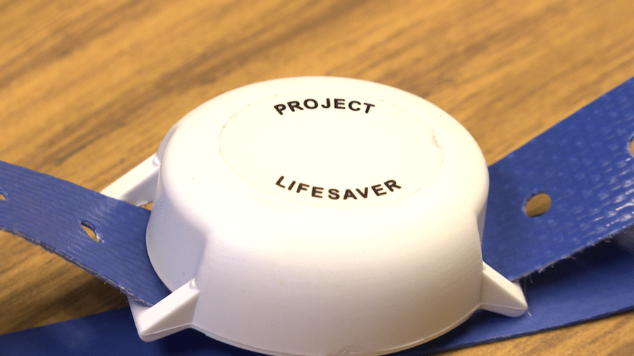 Decatur Police use radio transmitting bracelet to locate lost or missing individuals