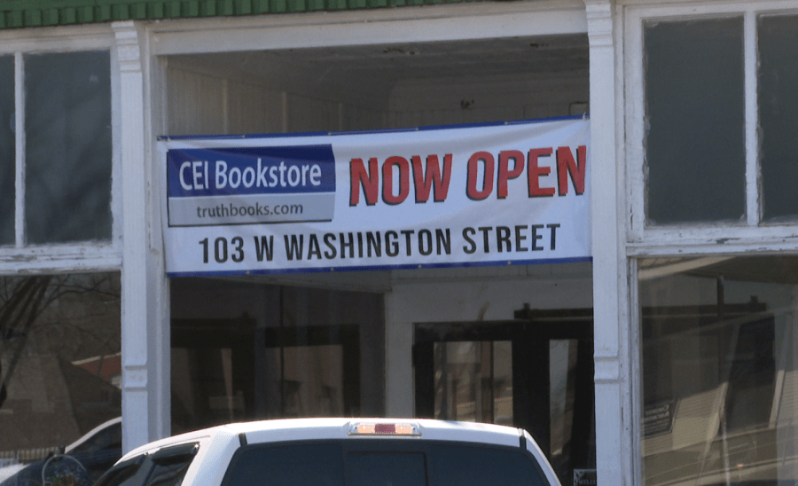 After 2 months, bookstore damaged by tornado is back in business