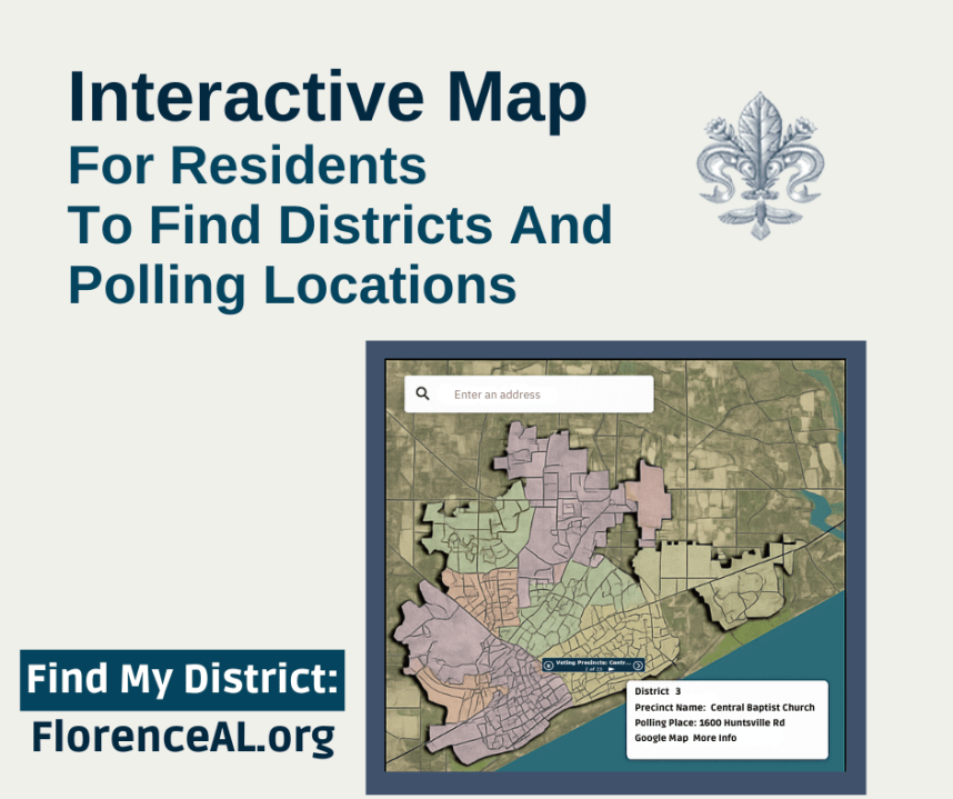 City of Florence launches interactive map for district polling information