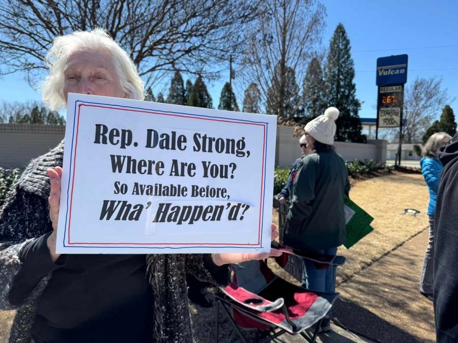 Huntsville protesters calling on Congressman Strong for help include long-time residents, federal retirees