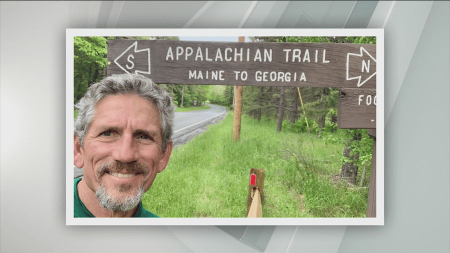 Iowa veteran passes halfway point on Appalachian Trail