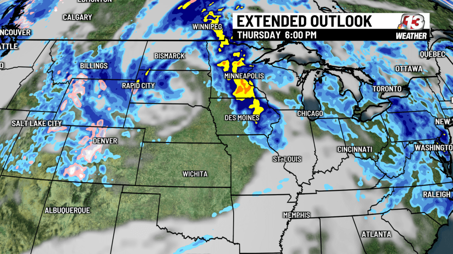 Forecast: Warmth, with a slight rain chance