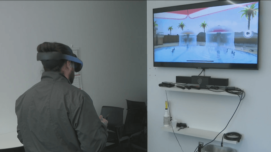 VR Headset offers new way for Des Moines lifeguards to train