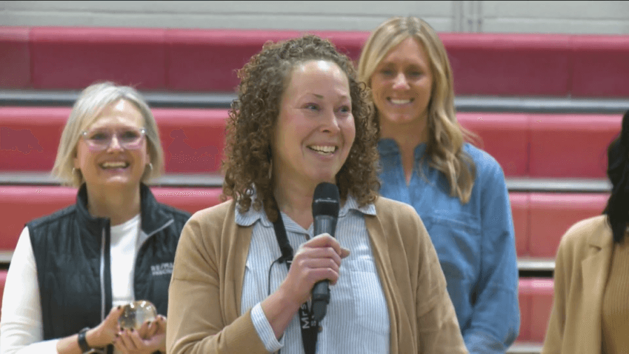 North Polk Middle School teacher awarded Golden Apple