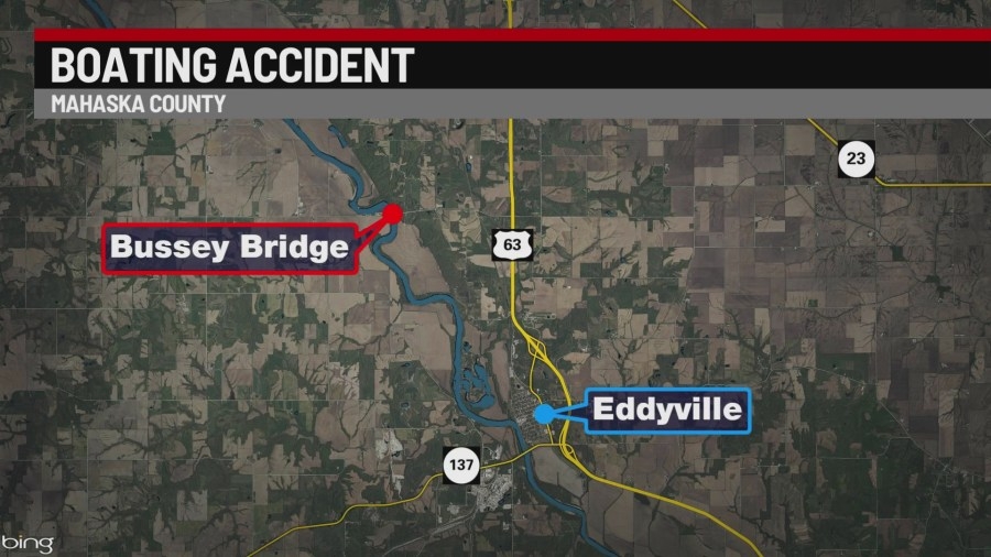 Sheriff: Boat likely hit underwater concrete in Des Moines river, man still missing