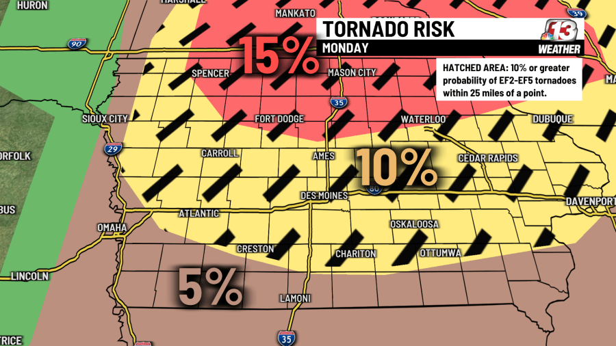 What's ahead for Monday's severe weather