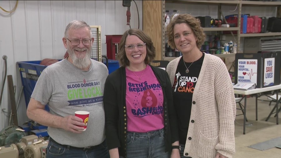 Iowa woman saved by blood donations has special reunion with donors