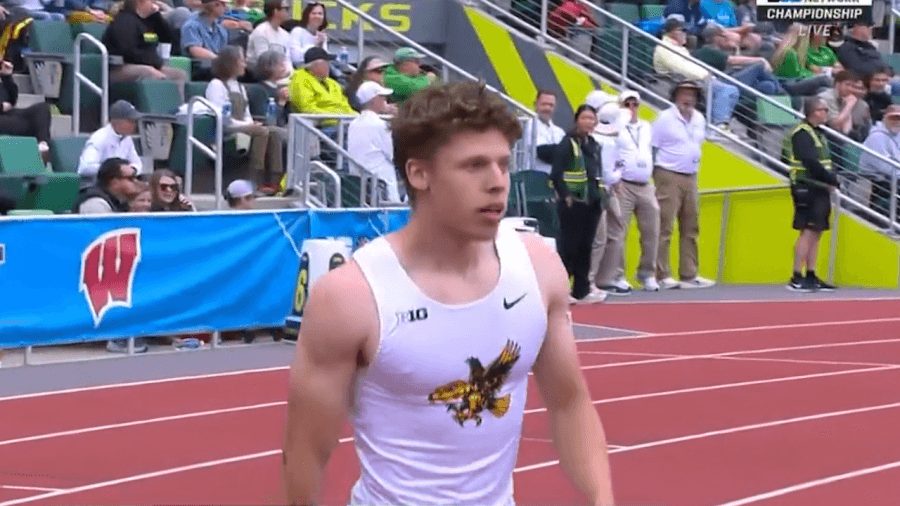 Iowa's Kalen Walker runs 9.94, ready for NCAA