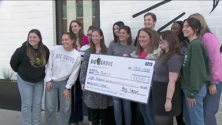 More big checks from Des Moines' Big Grove Brewery