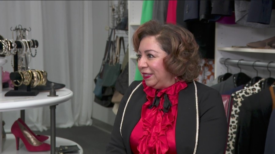 Irma Ariza, a fashionista volunteer helping women Dress for Success every day