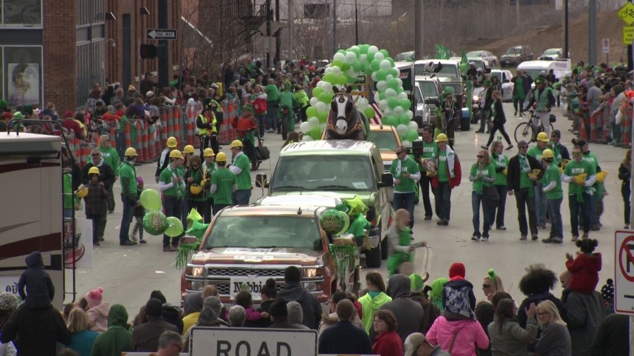 Saint Patrick's Day in DSM, road closures and celebrations