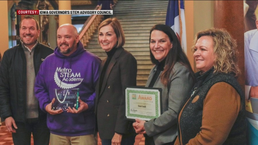 Iowa STEM teachers and programs honored at State Capitol