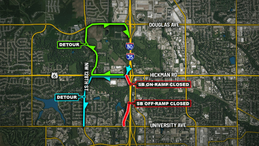 What to know about I-35/80 ramp closures that start Monday