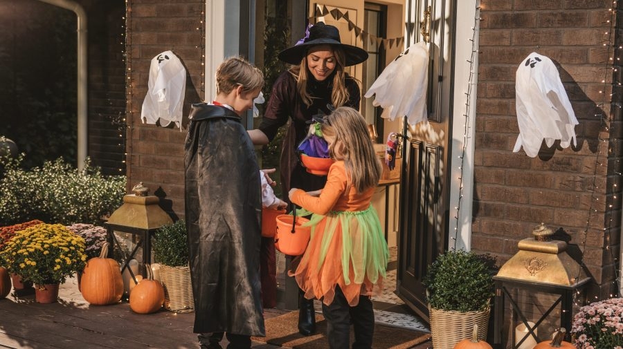 Clive makes the switch to trick-or-treating on Halloween night