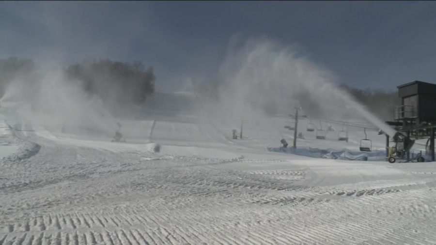 Extra snow machines prove a success at Seven Oaks as they stayed open during warm week